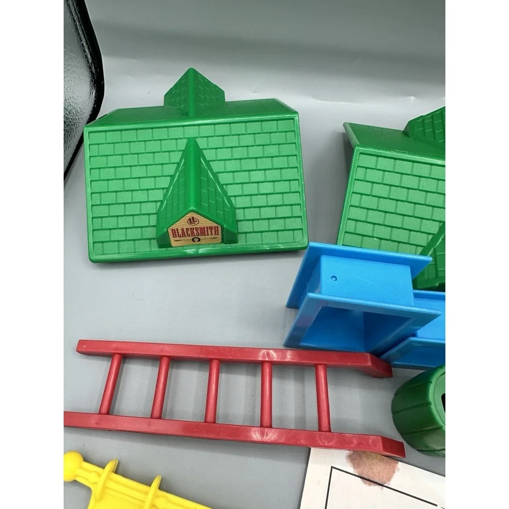 Vintage Lincoln Logs Wild West Ranch Set Fort Abraham Lincoln INCOMPLETE